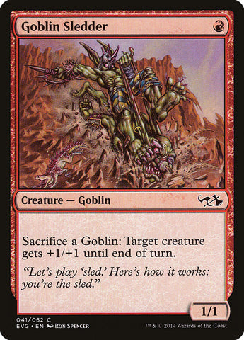 Goblin Sledder (Elfes contre Gobelins) [Duel Decks Anthology] 