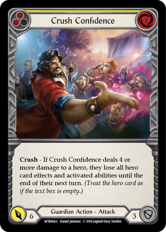 Crush Confidence (Jaune) [WTR064-C] Alpha Print Rainbow Foil 