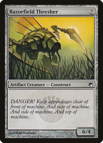 Razorfield Thresher [Cicatrices de Mirrodin] 