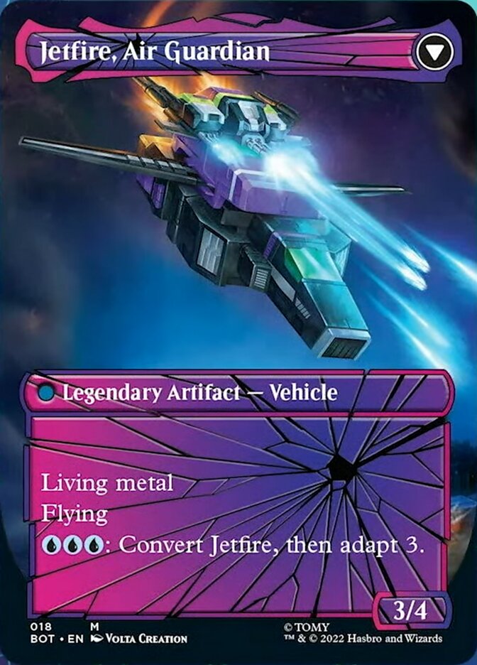 Jetfire, Ingenious Scientist // Jetfire, Air Guardian (Shattered Glass) [Universes Beyond: Transformers]