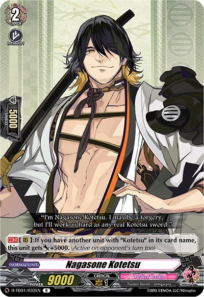 Nagasone Kotetsu (D-TB01/033EN) [Touken Ranbu: ONLINE 2021]