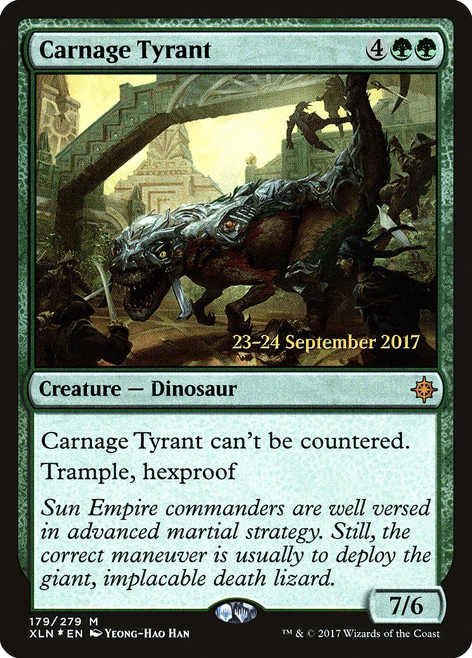 Carnage Tyrant (Prelanzamiento) [Promociones de presentación de Ixalan] 