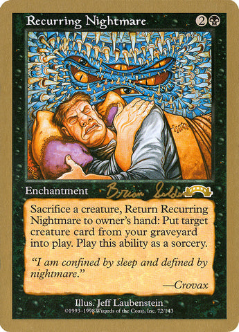 Cauchemar récurrent (Brian Selden) [World Championship Decks 1998] 