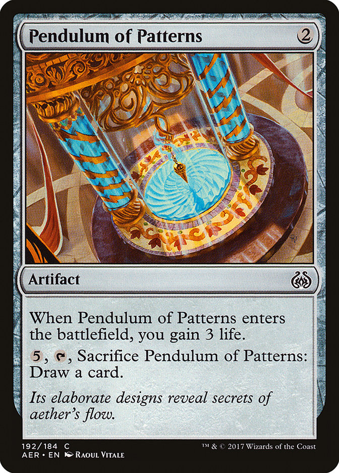 Pendule de motifs [Aether Revolt] 