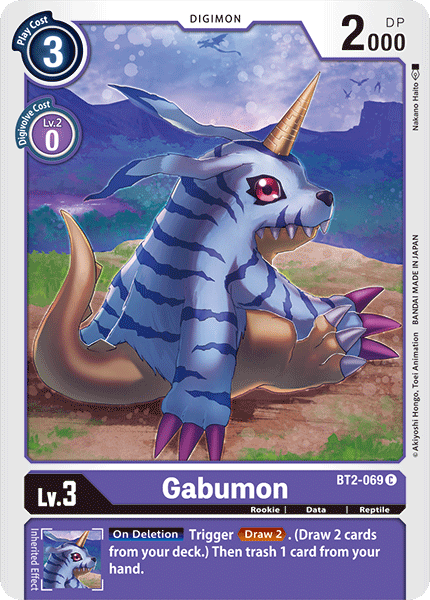 Gabumon [BT2-069] [Lanzamiento de refuerzo Ver.1.0] 