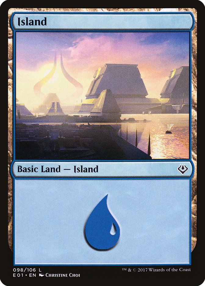 Island (#98) [Archenemy: Nicol Bolas]