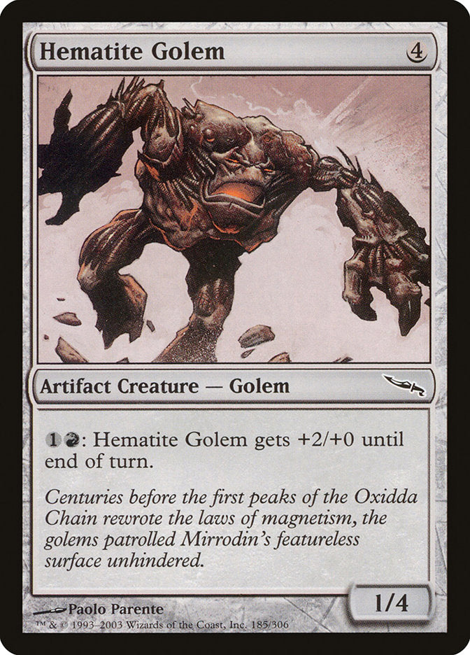 Golem de hematites [Mirrodin] 