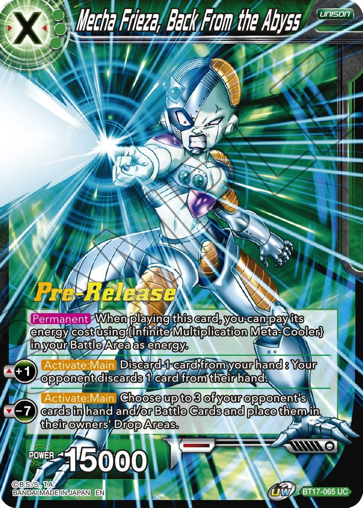 Mecha Freezer, Back From the Abyss (BT17-065) [Promociones de presentación de Ultimate Squad] 