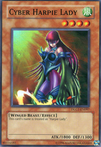 Cyber Harpie Lady [DLG1-EN097] Super Rare