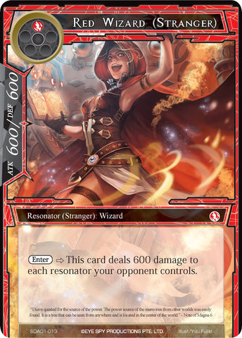 Red Wizard (Stranger) (SDAO1-013) [Alice Origin Starter Deck]