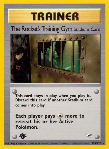 El gimnasio de entrenamiento de Rocket (104/132) [Gym Heroes 1st Edition] 