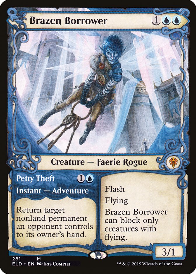 Brazen Borrower // Petit vol (Vitrine) [Trône d'Eldraine] 