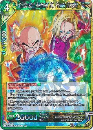 Krillin and Android 18, Power Couple (DB1-093) [Dragon Brawl]