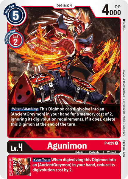 Agunimon [P-029] [Promotional Cards]