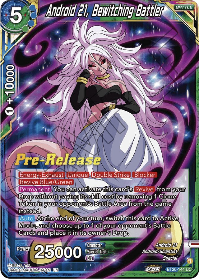 Android 21, Bewitching Battler (BT20-144) [Power Absorbed Prerelease Promos]
