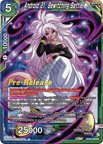 Android 21, Bewitching Battler (BT20-144) [Power Absorbed Prerelease Promos]