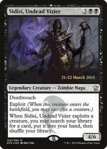 Sidisi, Undead Vizier  (Prerelease) [Dragons of Tarkir Prerelease Promos]