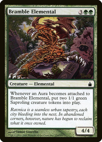 Elemental de zarza [Ravnica: Ciudad de gremios] 