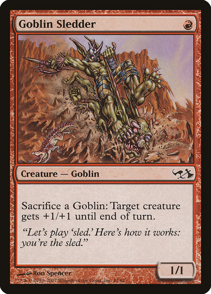 Goblin Sledder [Duel Decks: Elfes contre Gobelins] 