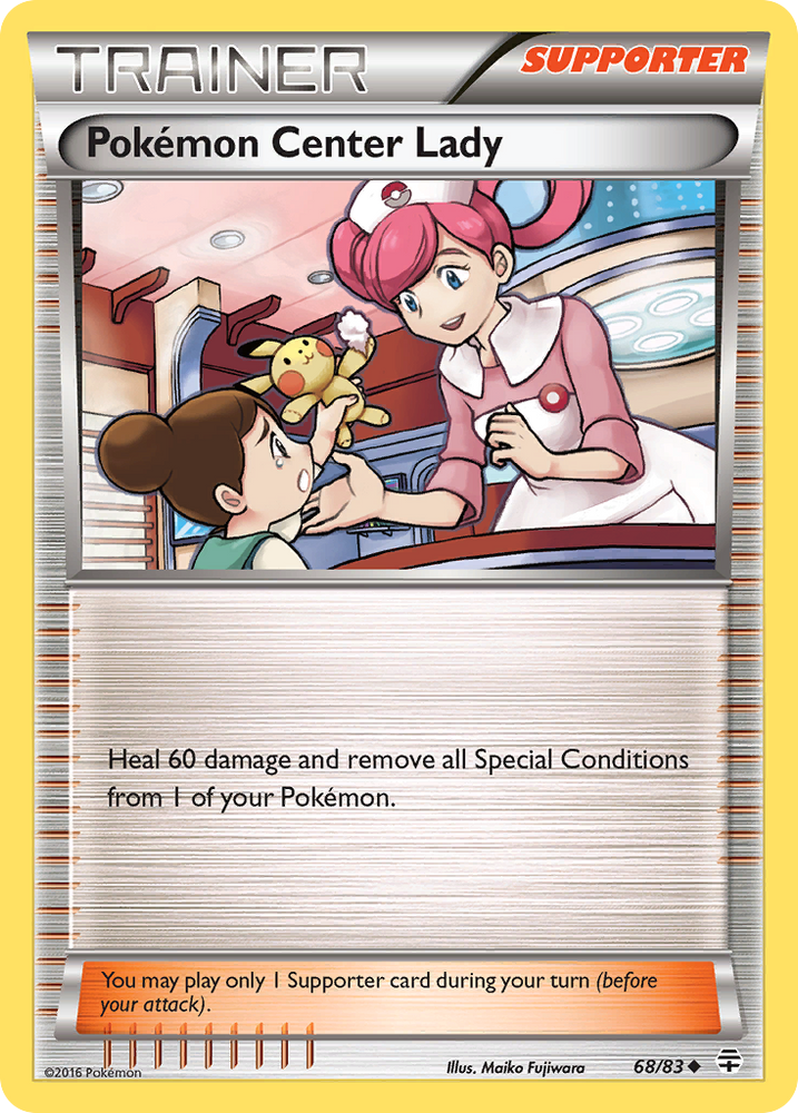 Pokémon Center Lady (68/83) [XY: Generaciones] 