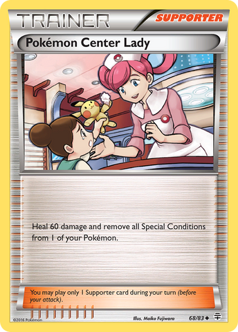 Pokémon Center Lady (68/83) [XY: Generaciones] 