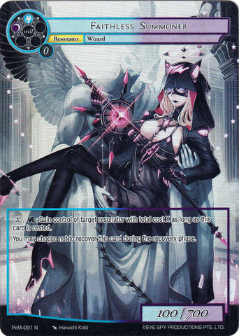 Faithless Summoner (Full Art) (PofA-091) [Alice Origin IV: Prologue of Attoractia]