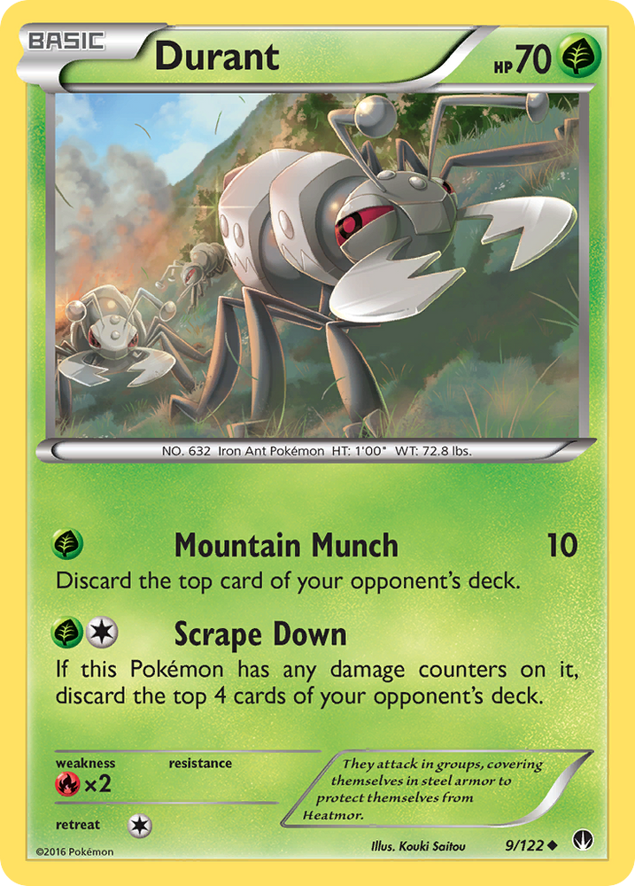 Durant (9/122) [XY : BREAKpoint] 