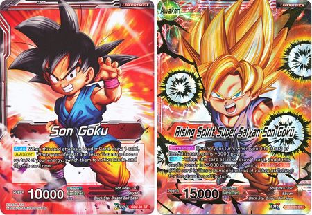 Son Goku // Rising Spirit Super Saiyan Son Goku (Deck de démarrage - L'évolution extrême) [SD2-01] 