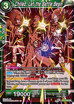 Chilled, Let the Battle Begin (Super Rare) [BT13-065]