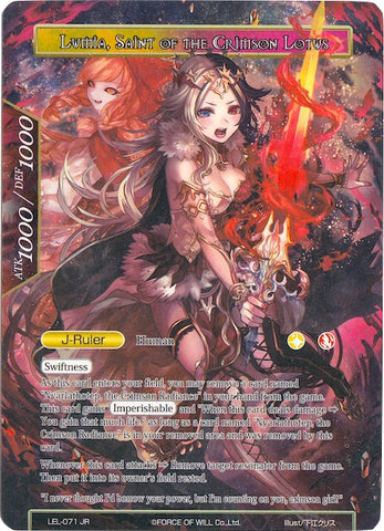 Lumia, the Fated Rebirth // Lumia, Saint of the Crimson Lotus (Full Art) (LEL-071 JR) [Legacy Lost]