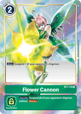 Cañón de flores [BT1-110] (Arte alternativo) [Lanzamiento especial Booster Ver.1.0] 