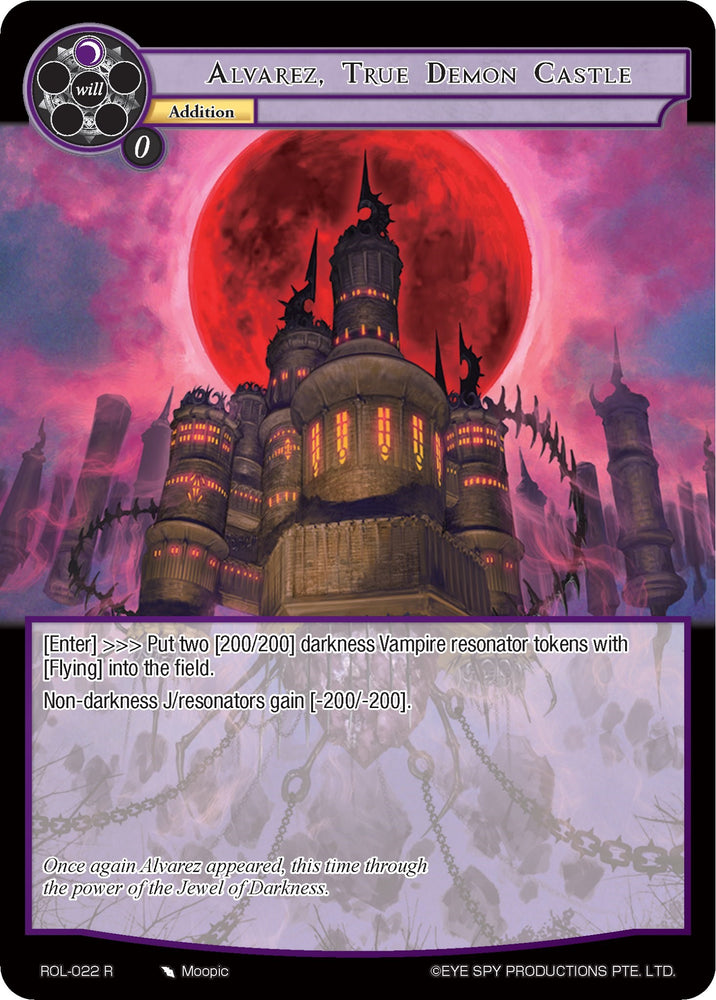 Alvarez, True Demon Castle (ROL-022) [Rebirth of Legend]