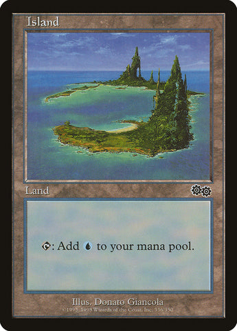 Island (#336) [Urza's Saga]