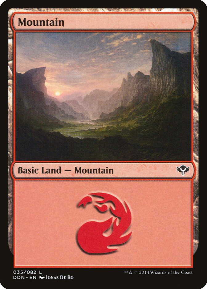 Mountain (#35) [Duel Decks: Velocidad vs. Astucia] 