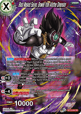 Black Masked Saiyan, Brawler from Another Dimension (Super Rare) [BT13-004]