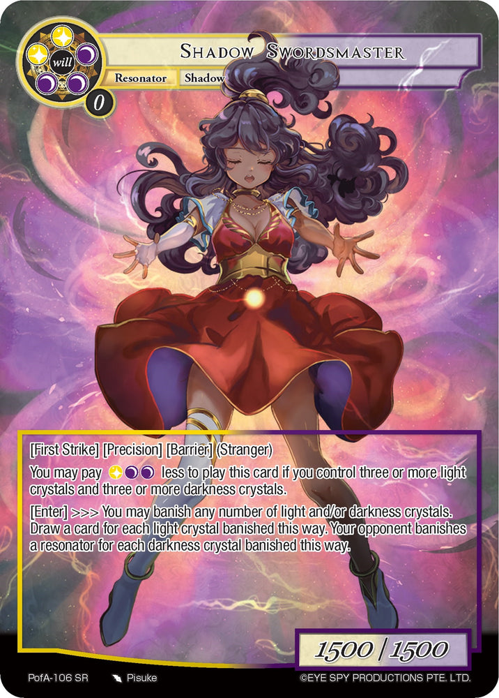 Shadow Swordmaster (Full Art) (PofA-106) [Alice Origin IV: Prologue of Attoractia]