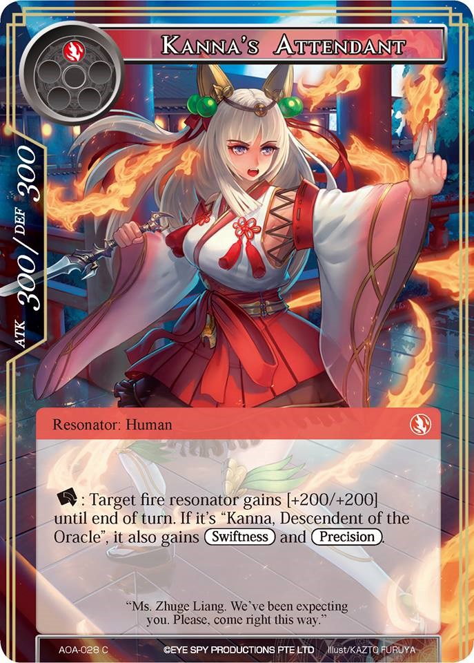 Kanna's Attendant (AOA-028) [Awakening of the Ancients]