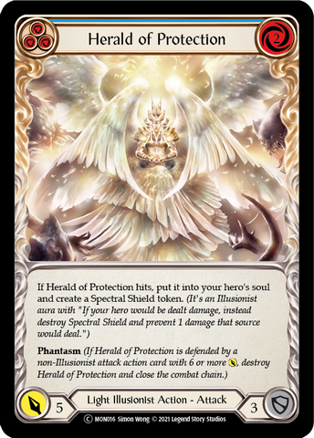 Herald of Protection (Blue) [U-MON016] Unlimited Normal