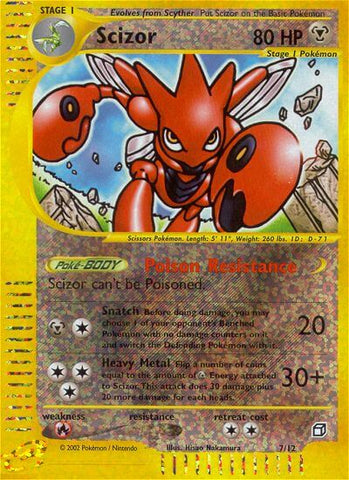 Scizor (7/12) [Adorno de caja] 