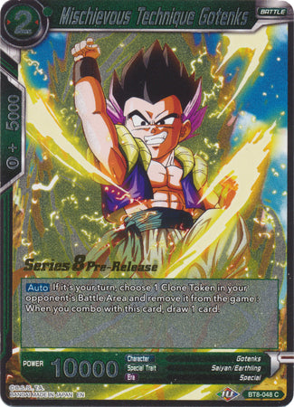 Mischievous Technique Gotenks (Malicious Machinations) [BT8-048_PR]