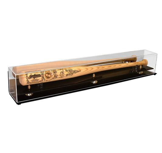 Acrylic Baseball Bat Display - With Mirror