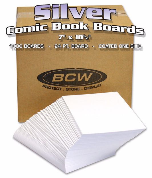 Bulk Silver Comic Backing Boards