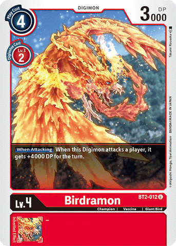 Birdramon [BT2-012] [Lanzamiento de refuerzo Ver.1.5] 