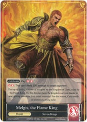 Melgis, the Flame King // Melgis, the One Charmed by the Demon Sword (VS01-028/J) [Dual Deck: Faria & Melgis]