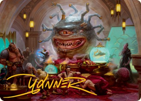 Xanathar, Guild Kingpin Art Card (Signature dorée) [Donjons &amp; Dragons : Aventures dans la série artistique Forgotten Realms] 