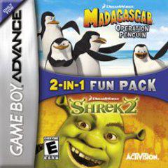 Madagascar Operation Penguin and Shrek 2 - GameBoy Advance