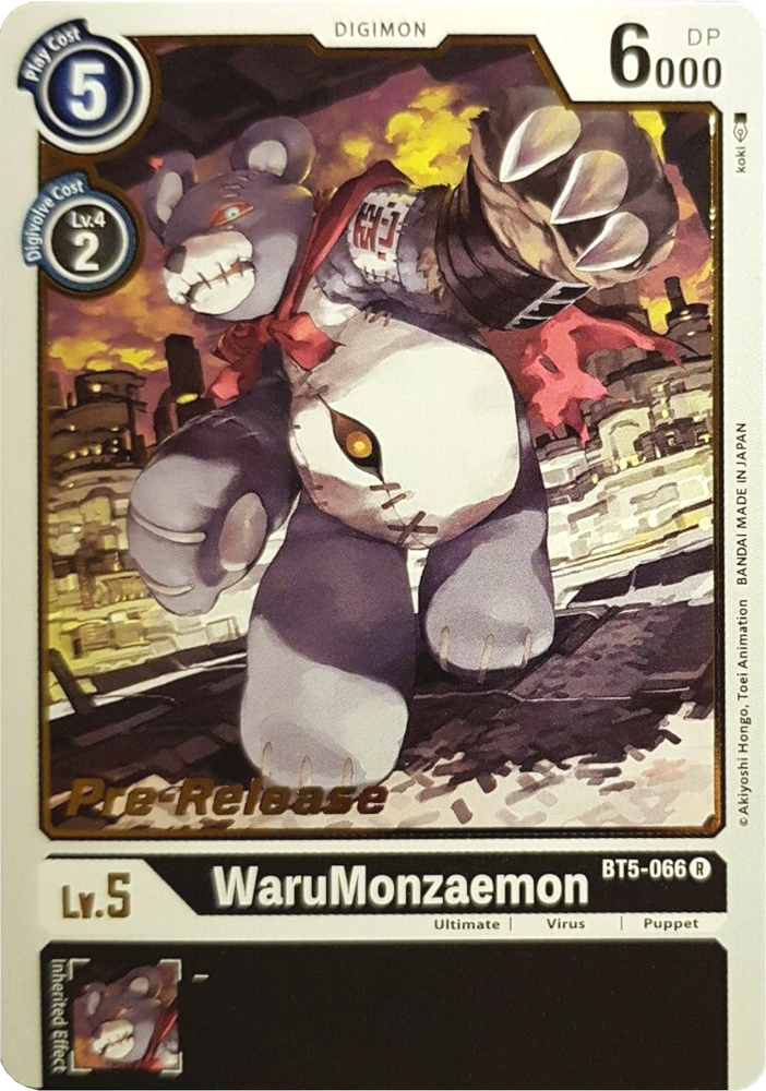 WaruMonzaemon [BT5-066] [Promociones previas al lanzamiento de Battle of Omni] 