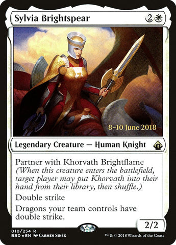 Sylvia Brightspear  (Prerelease) [Battlebond Prerelease Promos]