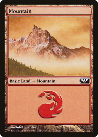 Mountain (#242) [Magic 2011]