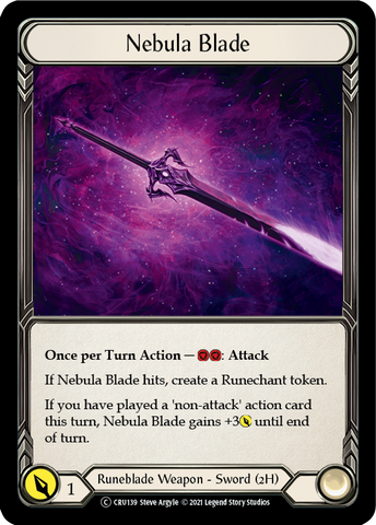 Nebula Blade [U-CRU139-RF] Feuille arc-en-ciel illimitée 